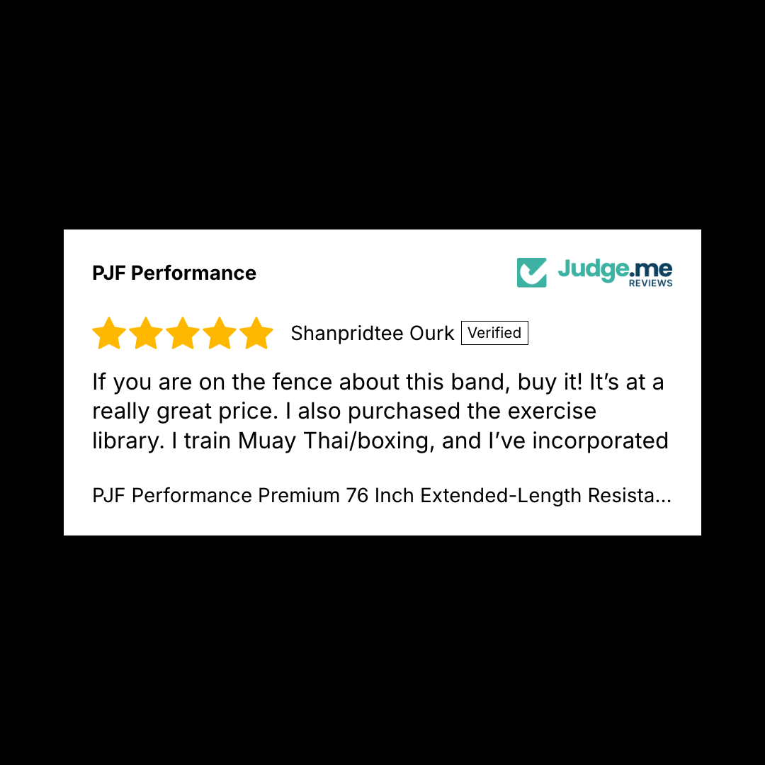 5-star verified review from Shanpridtee Ourk: If you are on the fence about this band, buy it! It's at a really great price. I also purchased the exercise library.